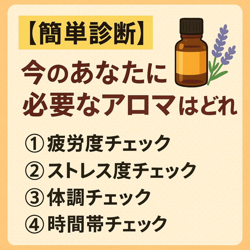 アロマ簡単診断