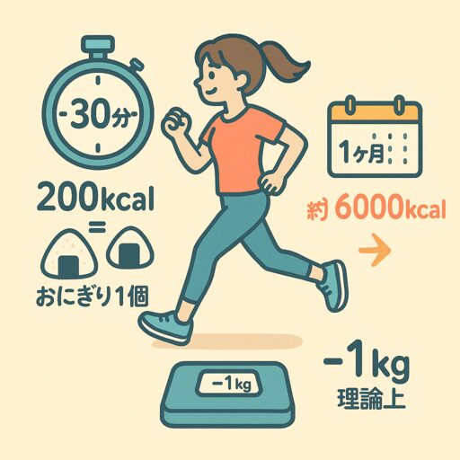 30分ラン消費カロリー
