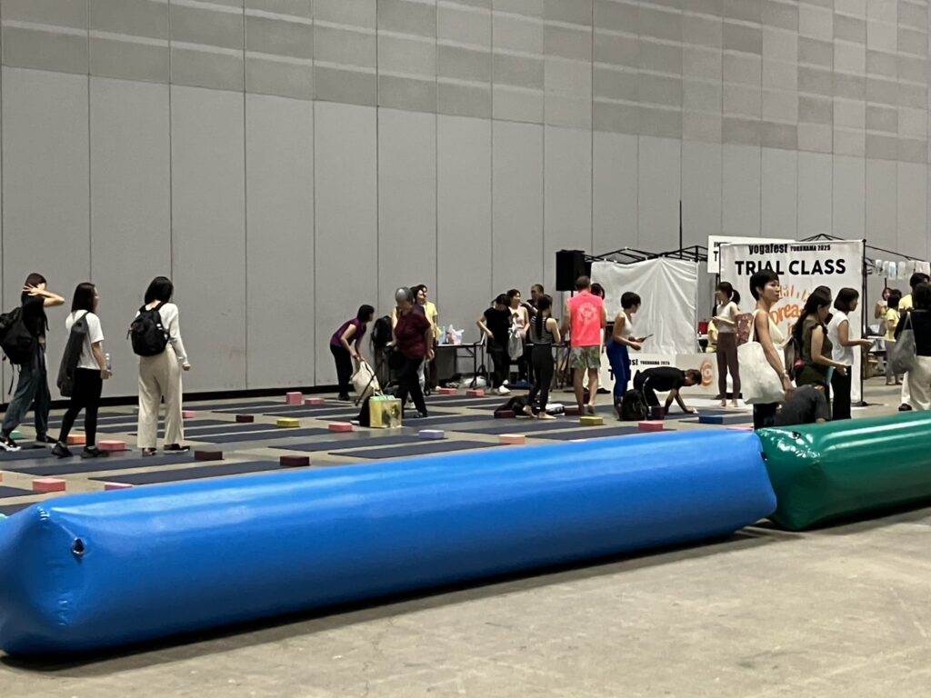 ヨガフェス会場内