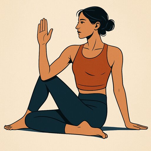 ねじりのポーズ